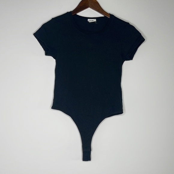 Re/done black tee bodysuit.  Size XS - Picture 1 of 4